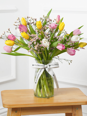 Colourful Tulip - Vase