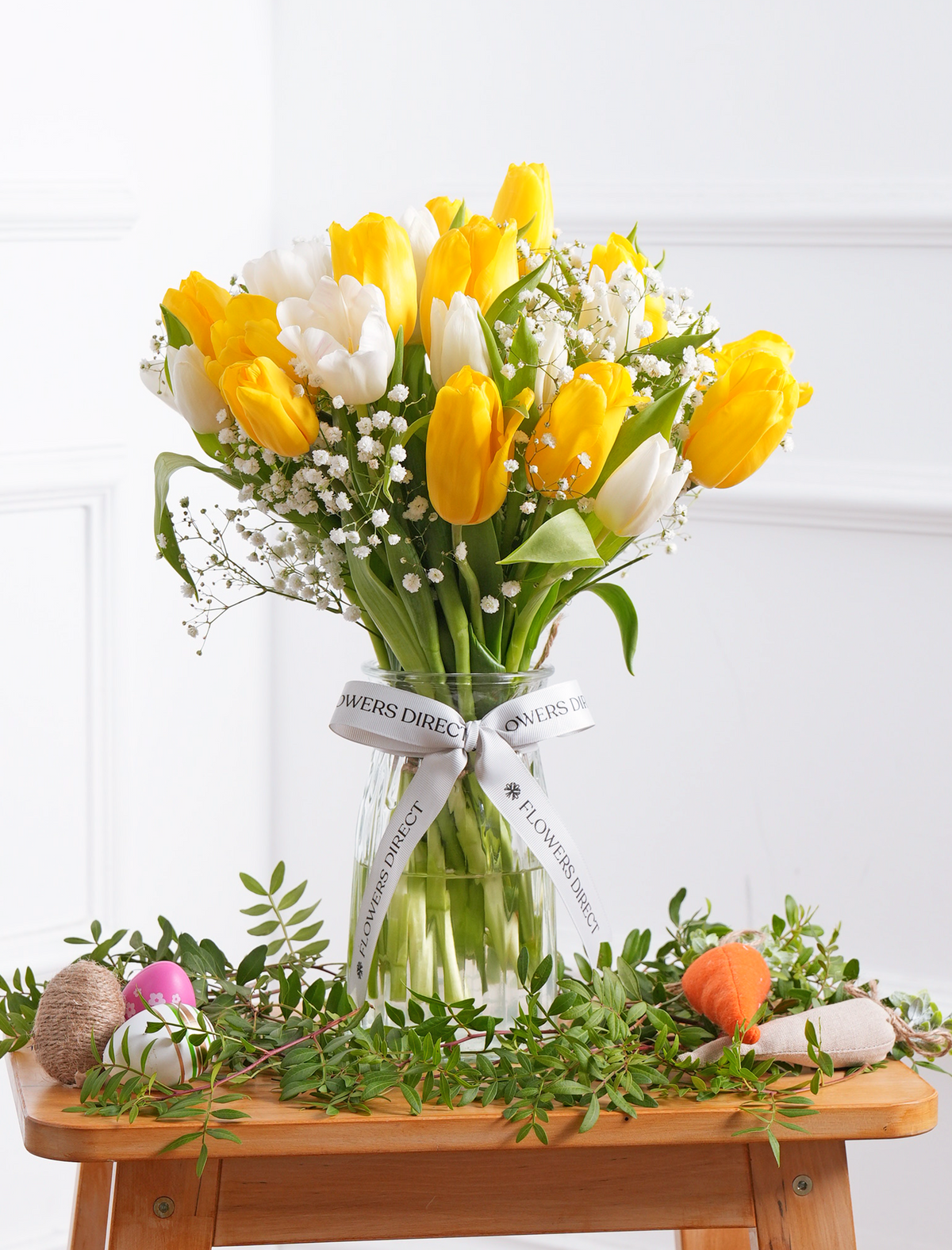 Easter Tulips Delight - Vase