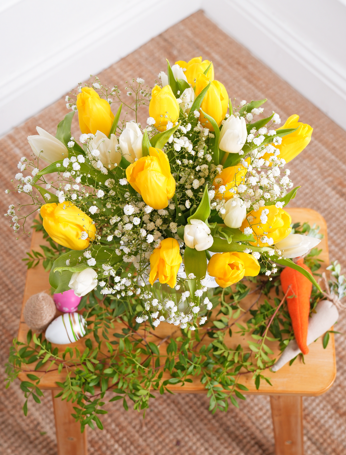 Easter Tulips Delight - Vase