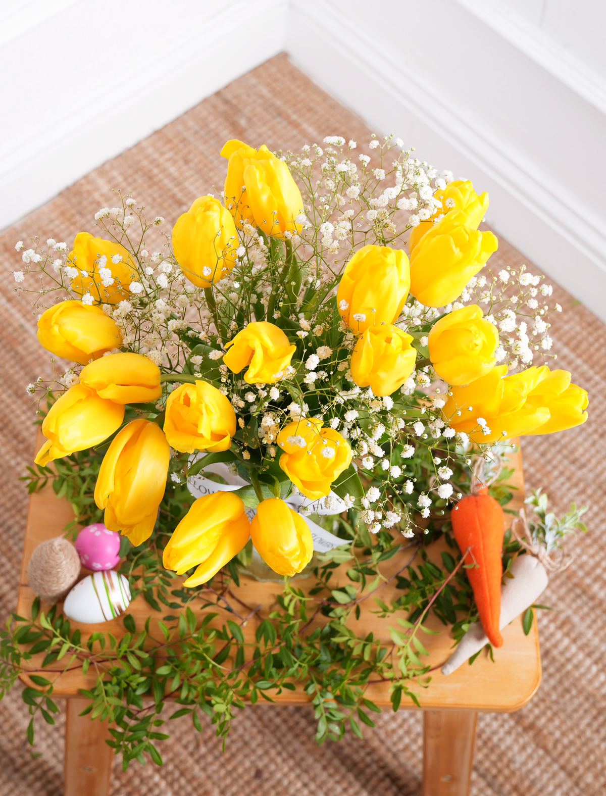 Yellow Tulips - Vase
