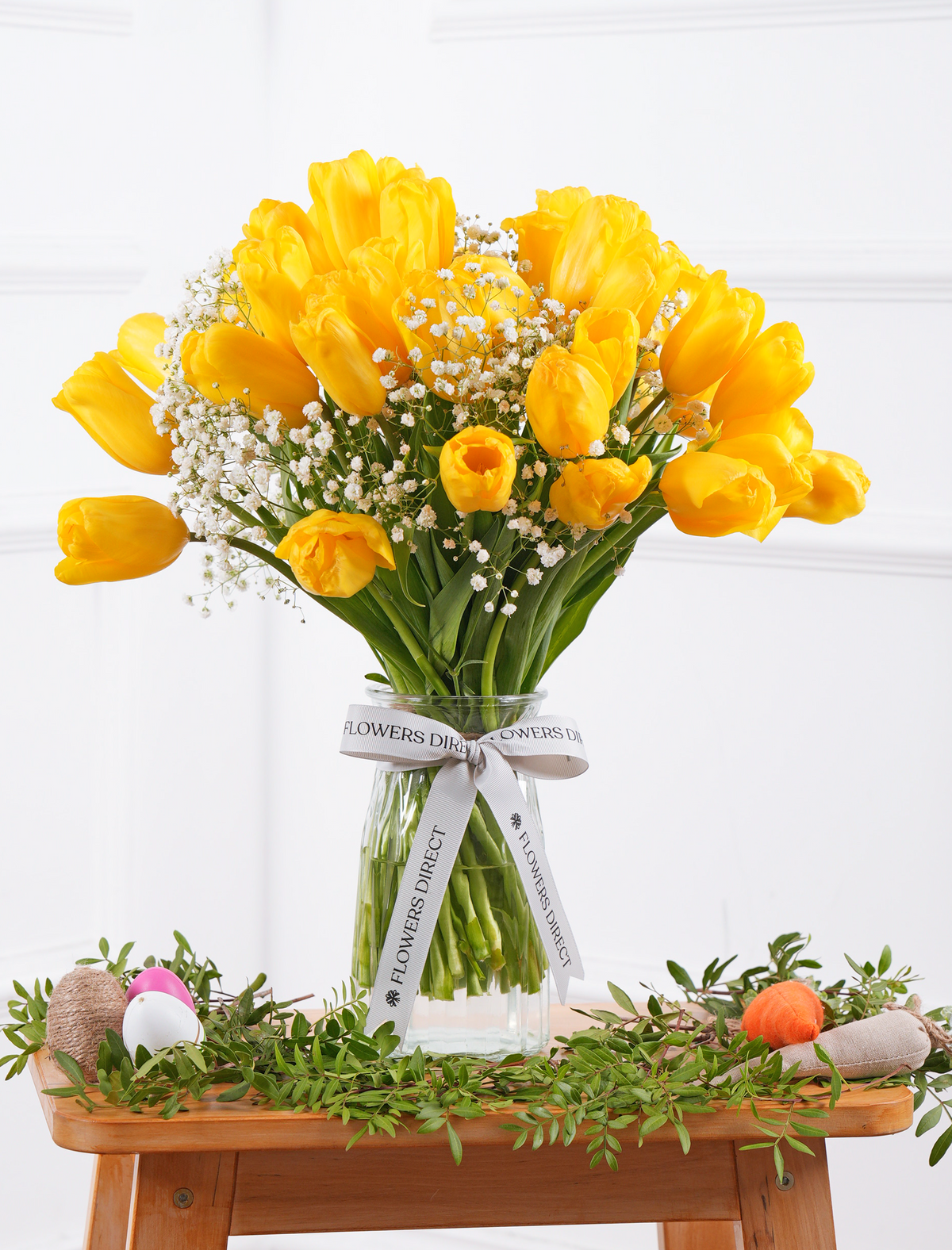 Easter Tulips Sunshine - Vase