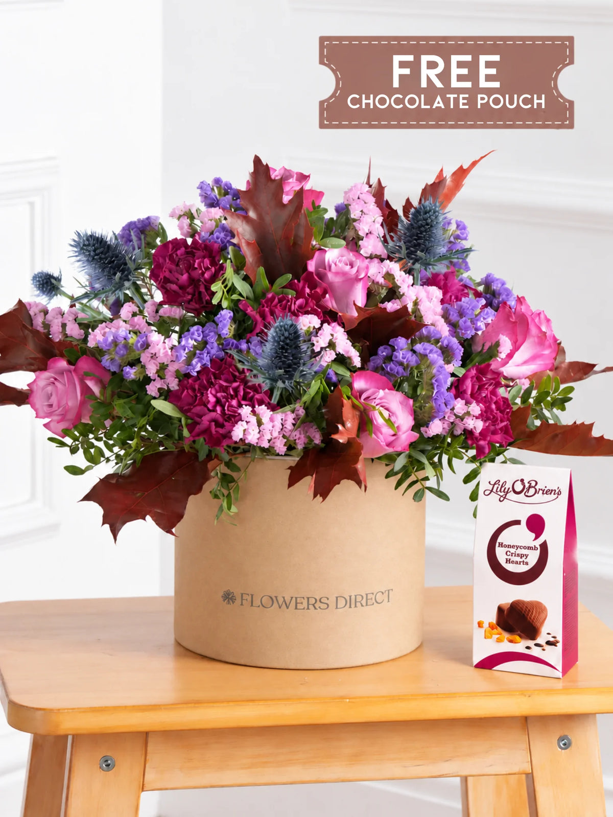 Autumn Purple Majesty Hatbox free chocolate pouch