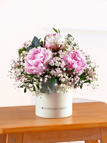 Pink Peony - Hatbox