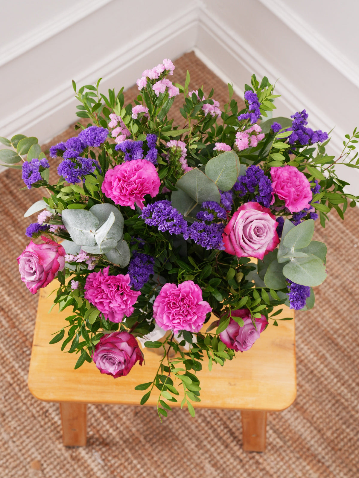 Birthday Purple Majesty - Vase (Complimentary Birthday Balloon)
