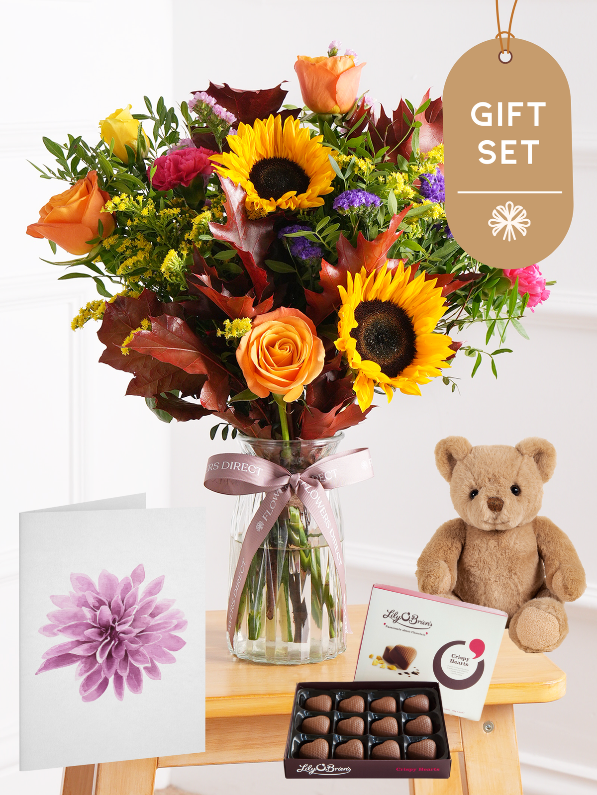 Autumn Charm Vase Gift Set