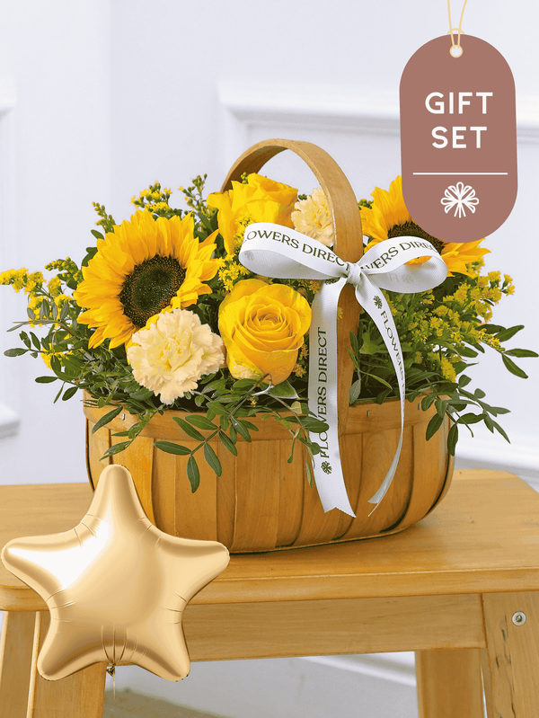Sunflower Basket Gift Set