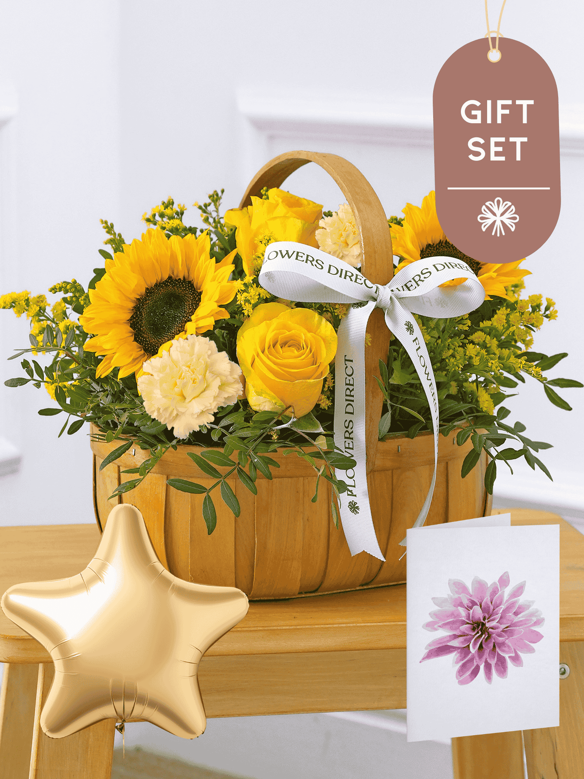 Sunflower Basket Gift Set