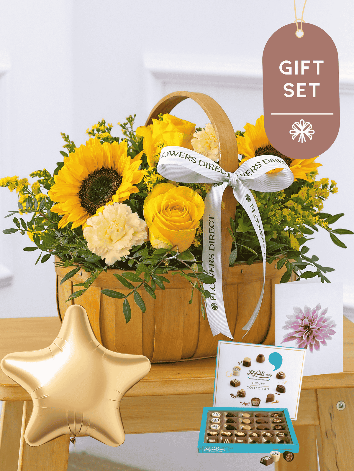 Sunflower Basket Gift Set