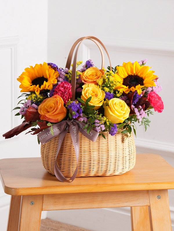 Sympathy Autumn Charm Basket