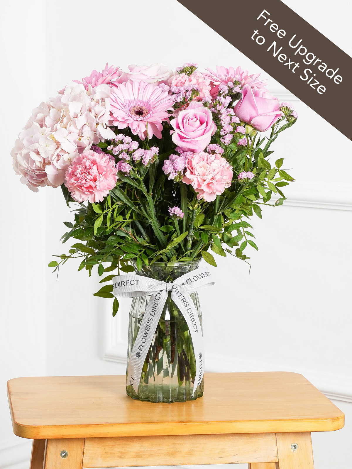 Mother&#39;s Day Sweetheart - Vase with Free Upgrade to Next Size
