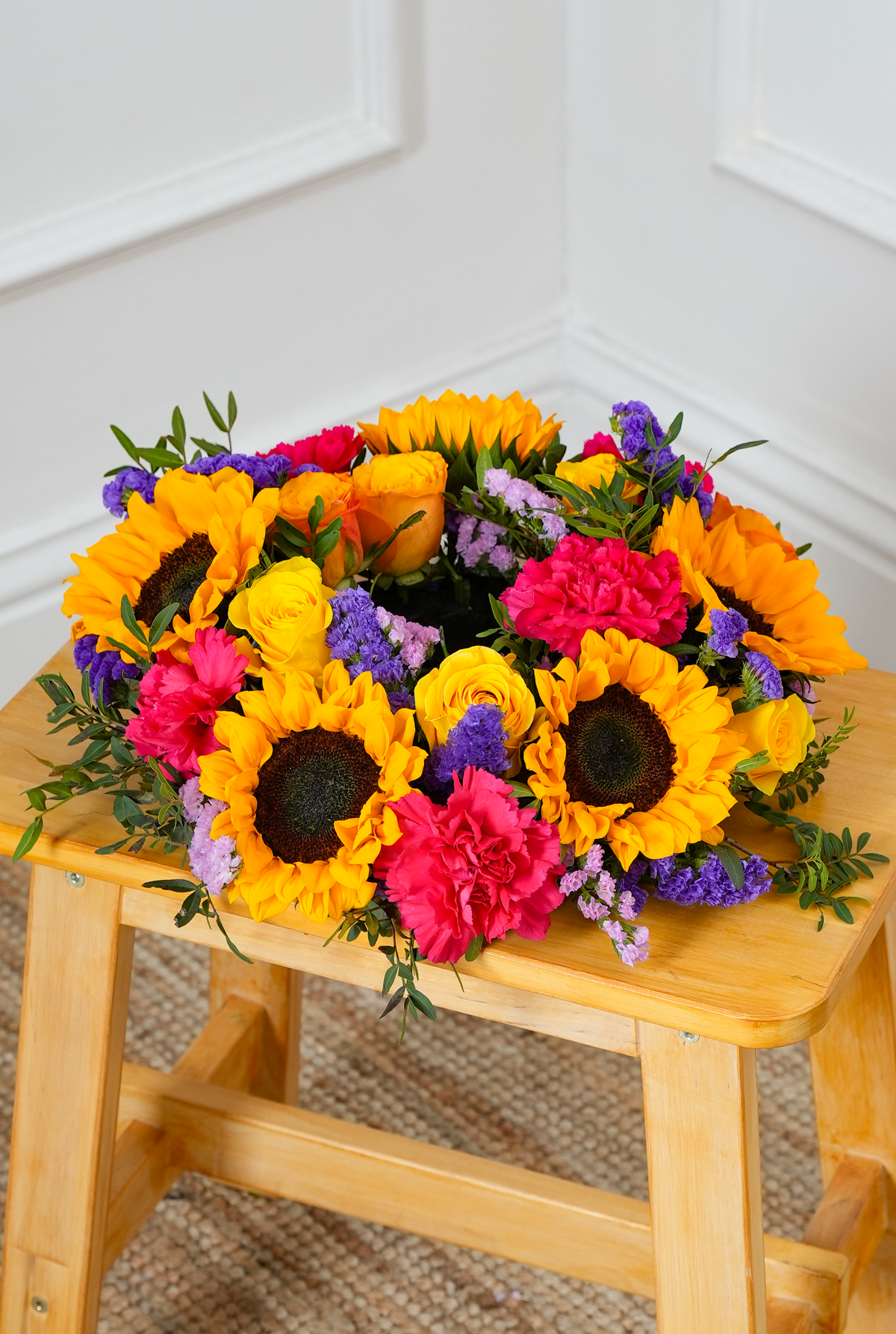 Colour Burst Wreath