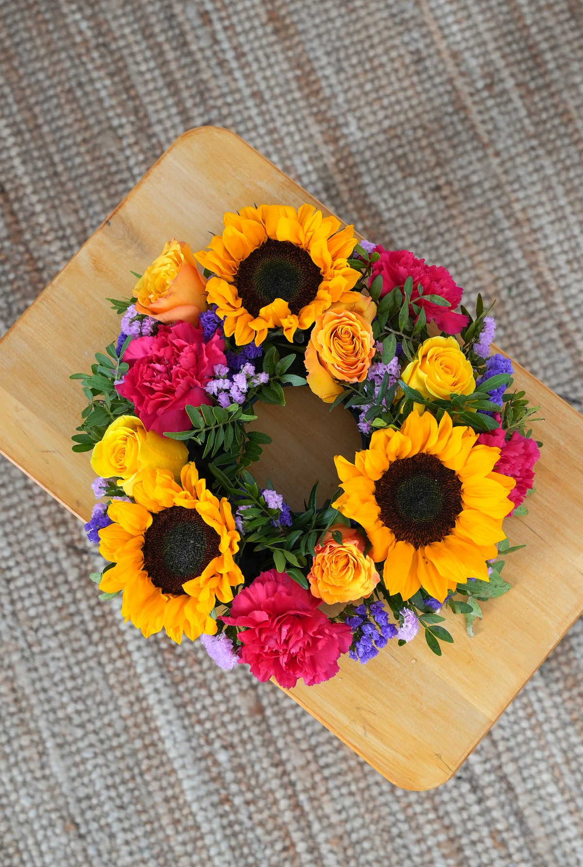 Colour Burst Wreath