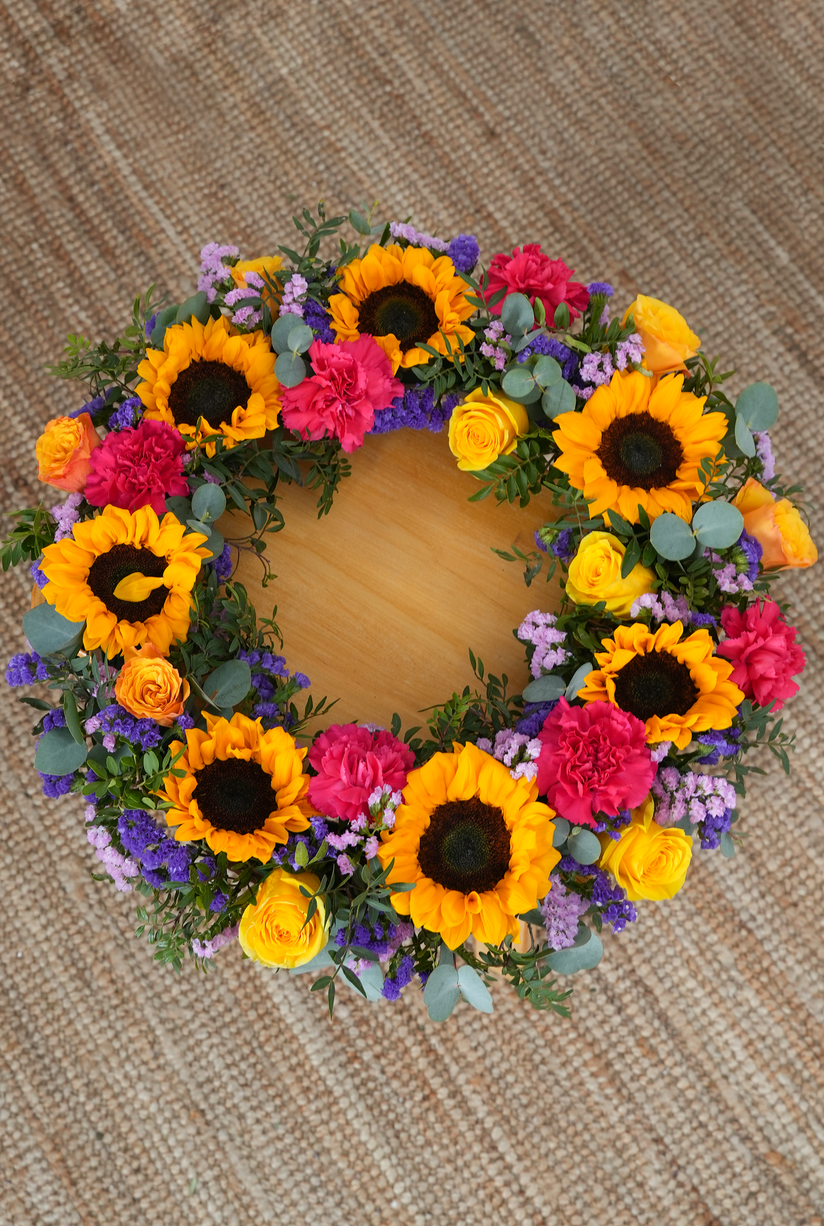 Colour Burst Wreath
