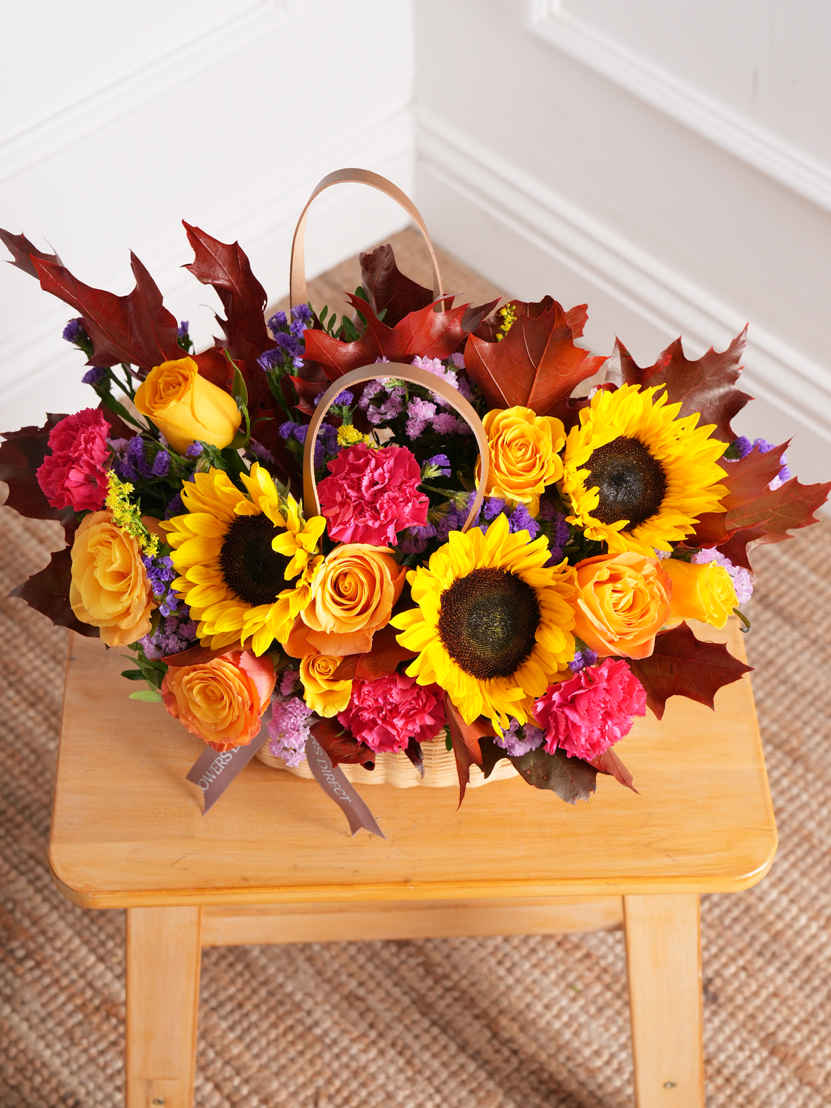 Sympathy Autumn Charm Basket
