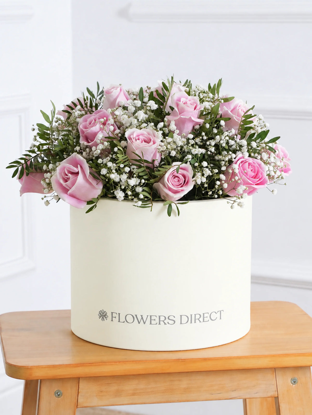 Pink Roses Hatbox