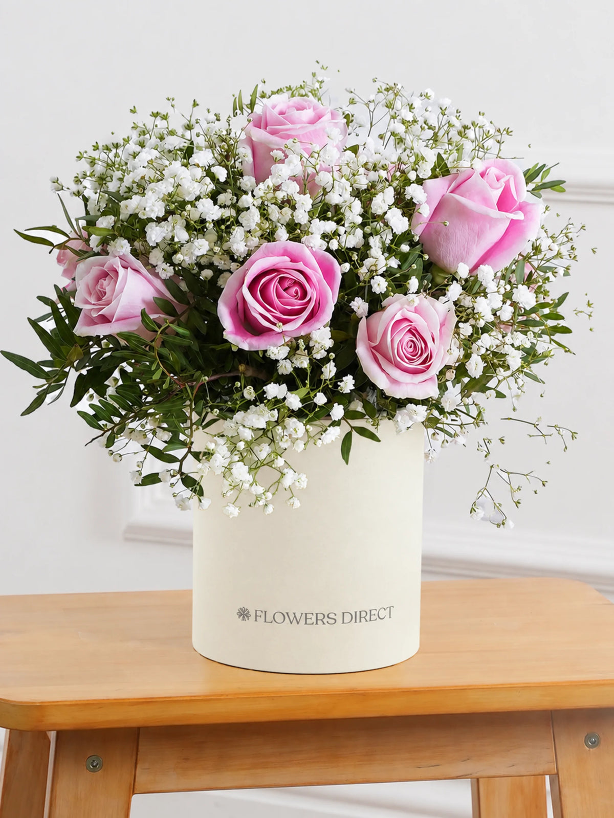 Pink Roses Hatbox