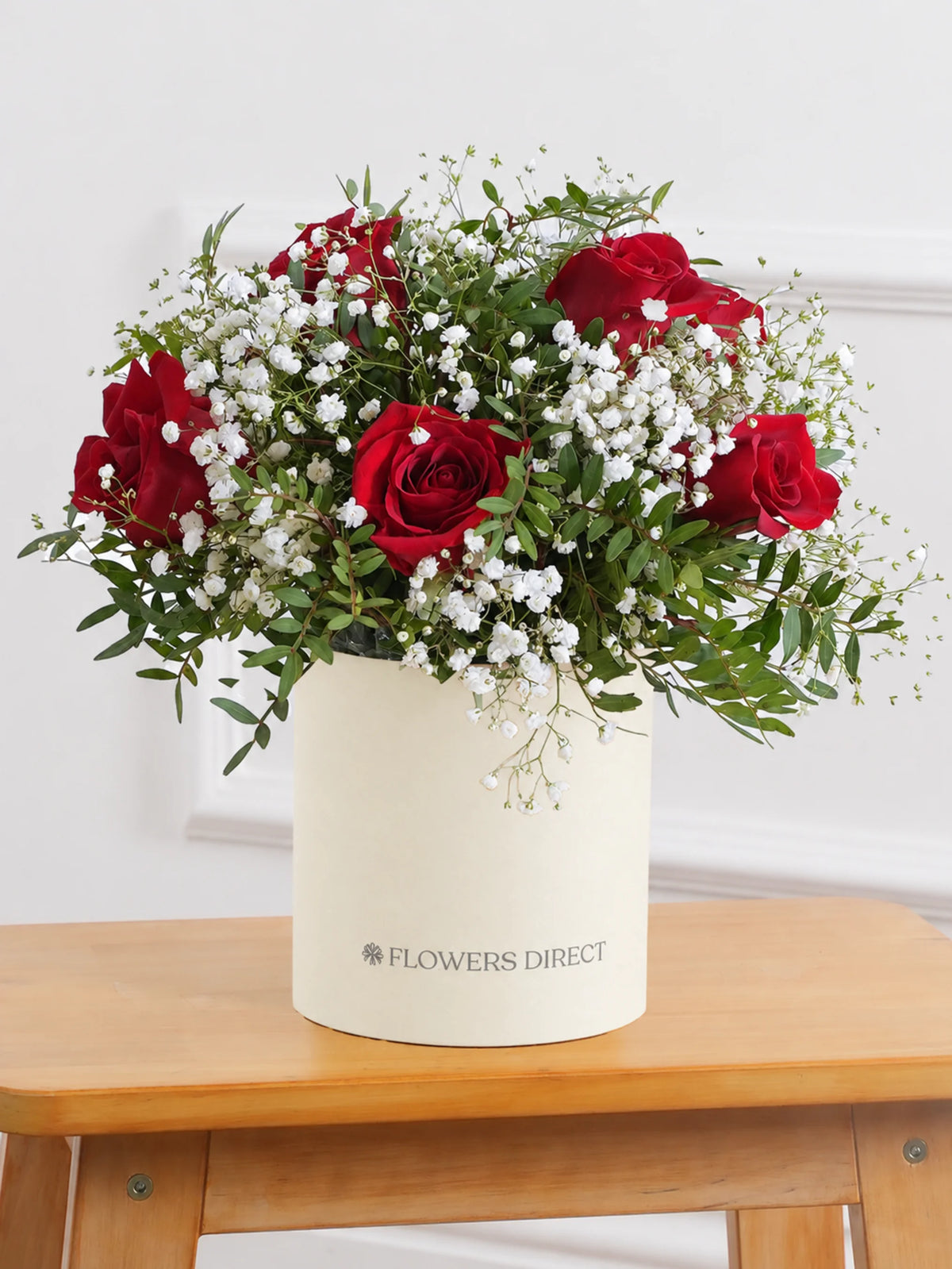 Red Roses Hatbox
