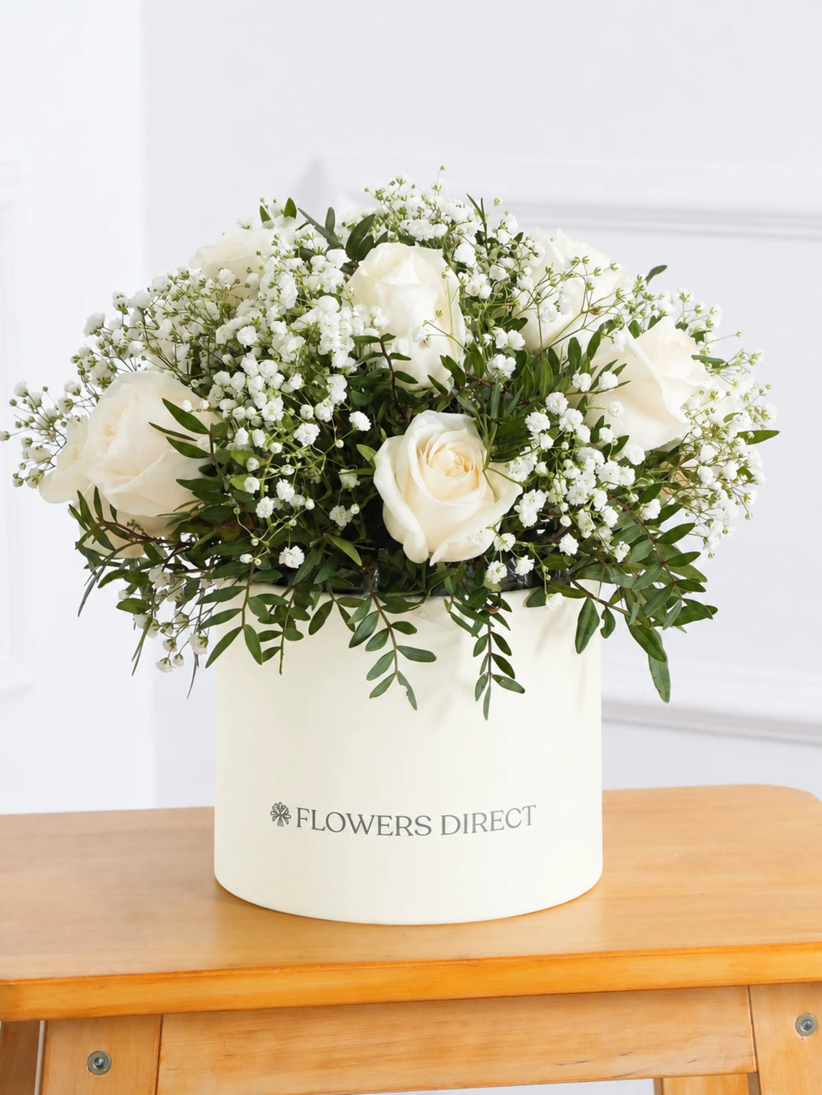 White Roses Hatbox