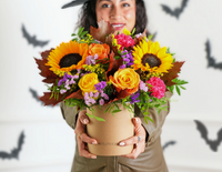 Halloween Flower Decorations on a Budget