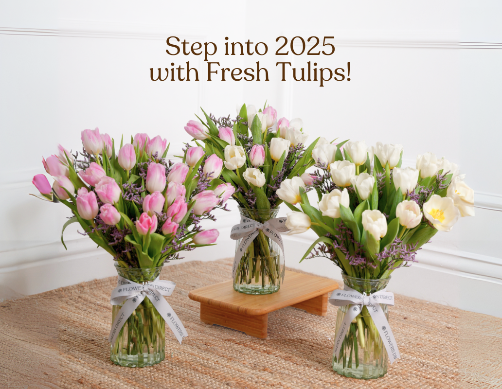 Brighten New Year Celebrations with Affordable Tulip Bouquets