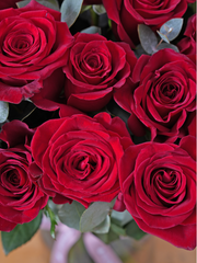 50 Red roses with a vase – A grand gesture of love and admiration. Our 50 Long-Stem Red Roses – Vase...