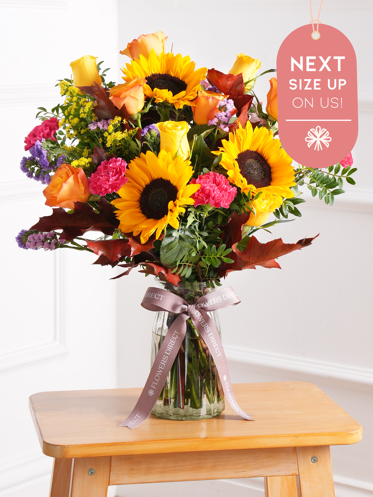 Autumn Charm Vase Next Size Up – On Us!