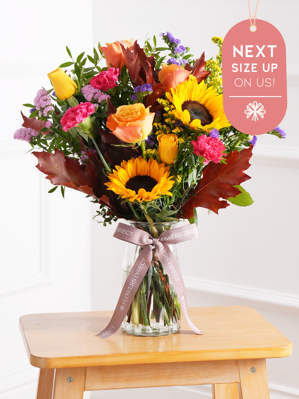 Autumn Charm Vase Next Size Up – On Us!