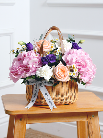 Sweet Pastel Basket