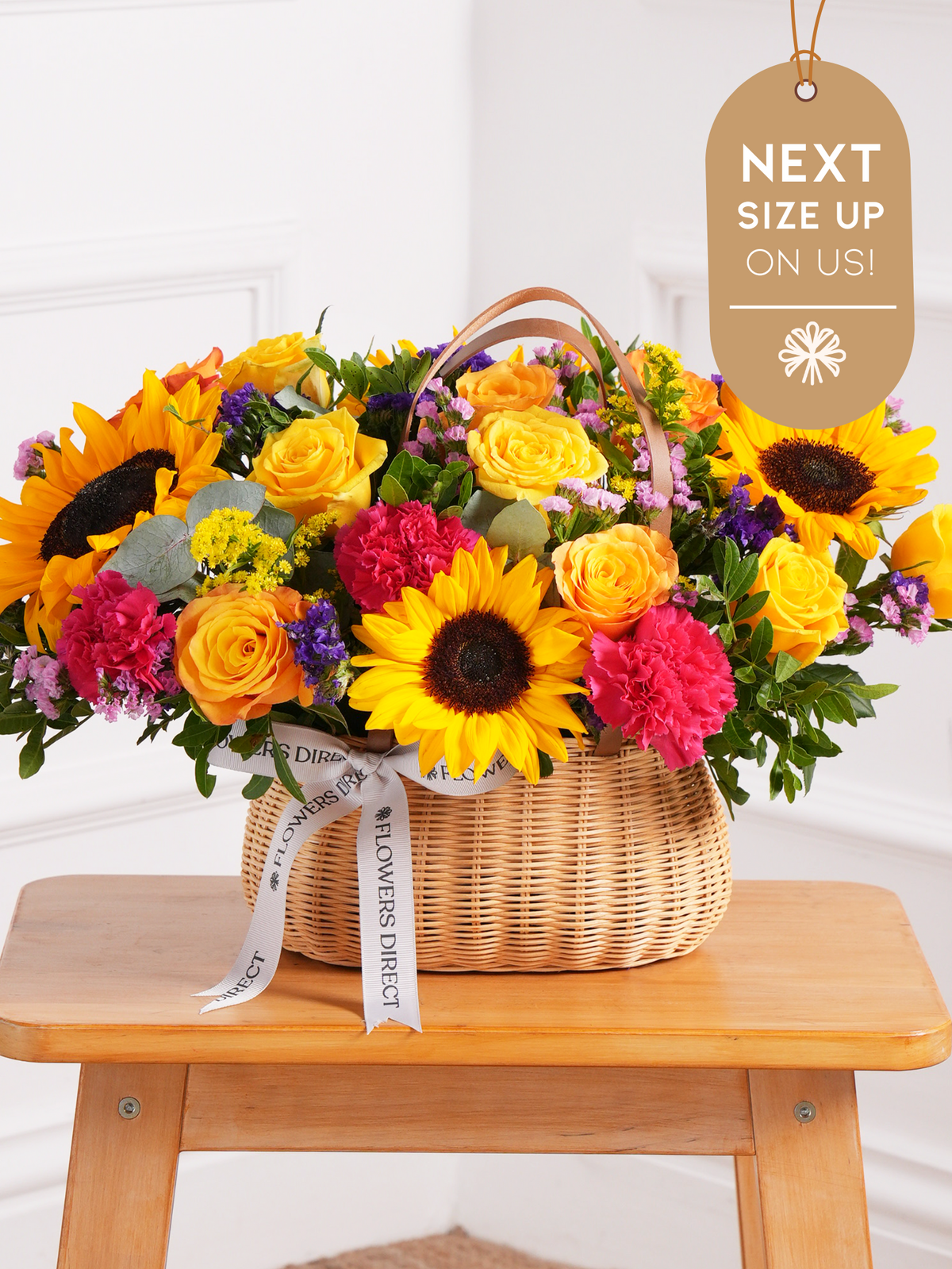 Colour Burst Basket  Next Size Up - On us!