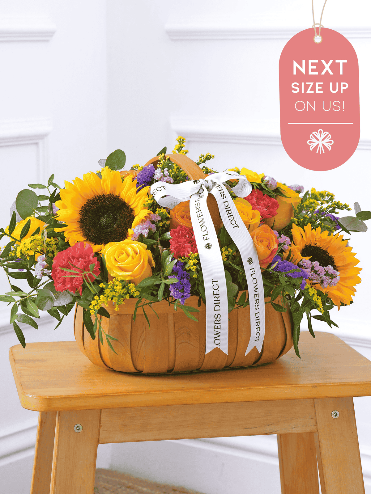 Mother's Day Colour Burst Basket Next Size Up - On us!