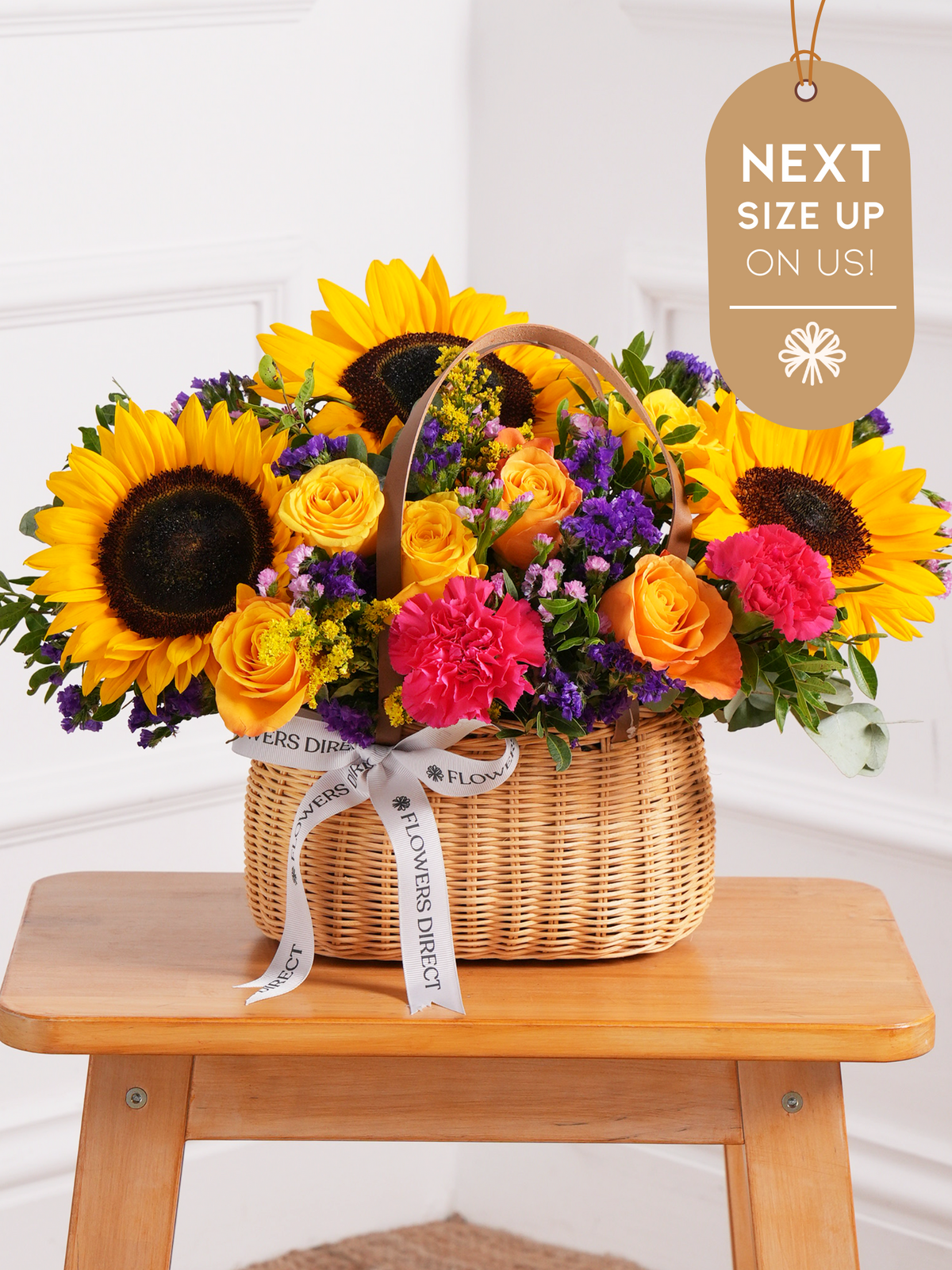 Colour Burst Basket  Next Size Up - On us!