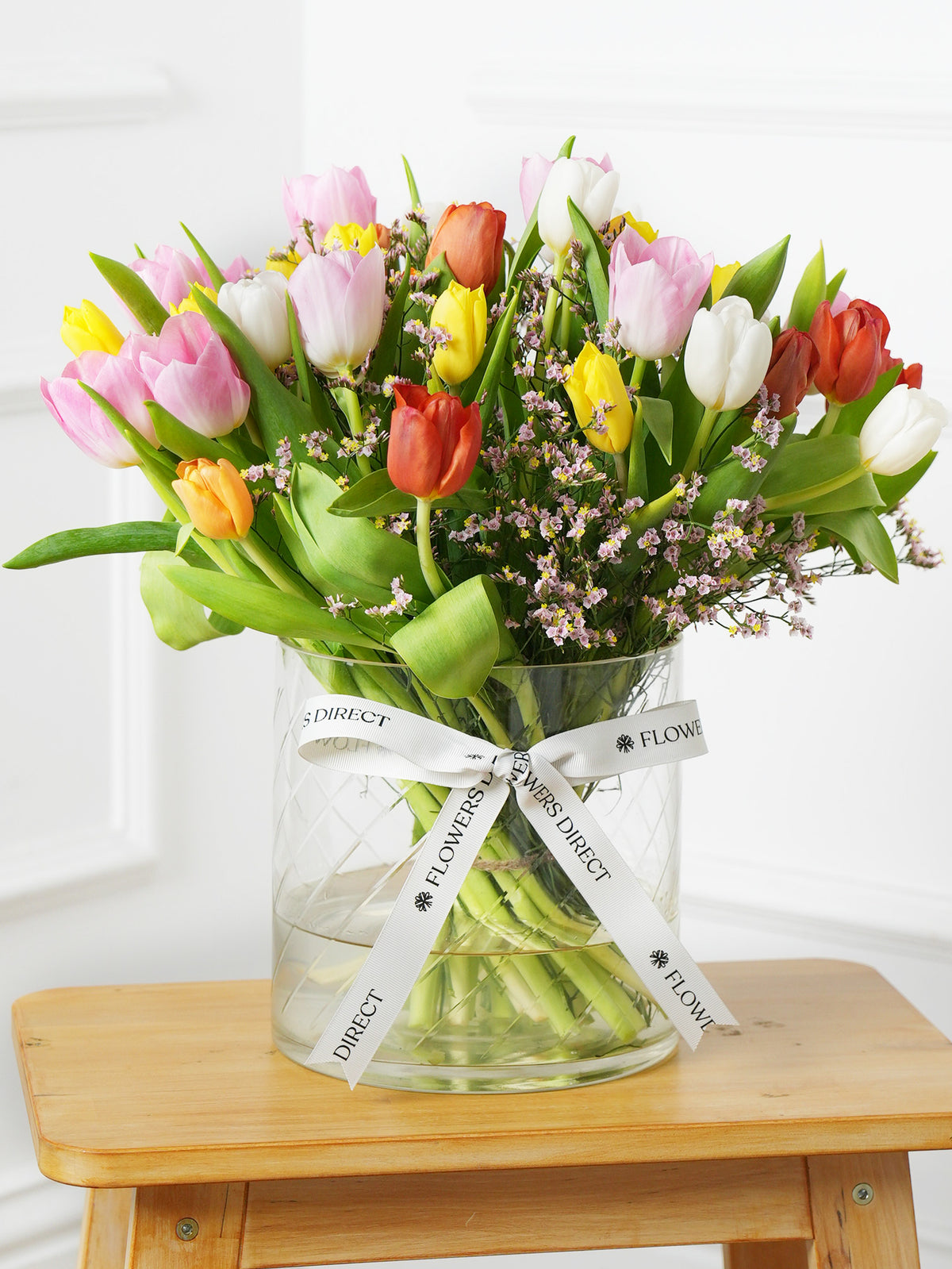 Medley Tulips - Vase Next Size Up – On Us!