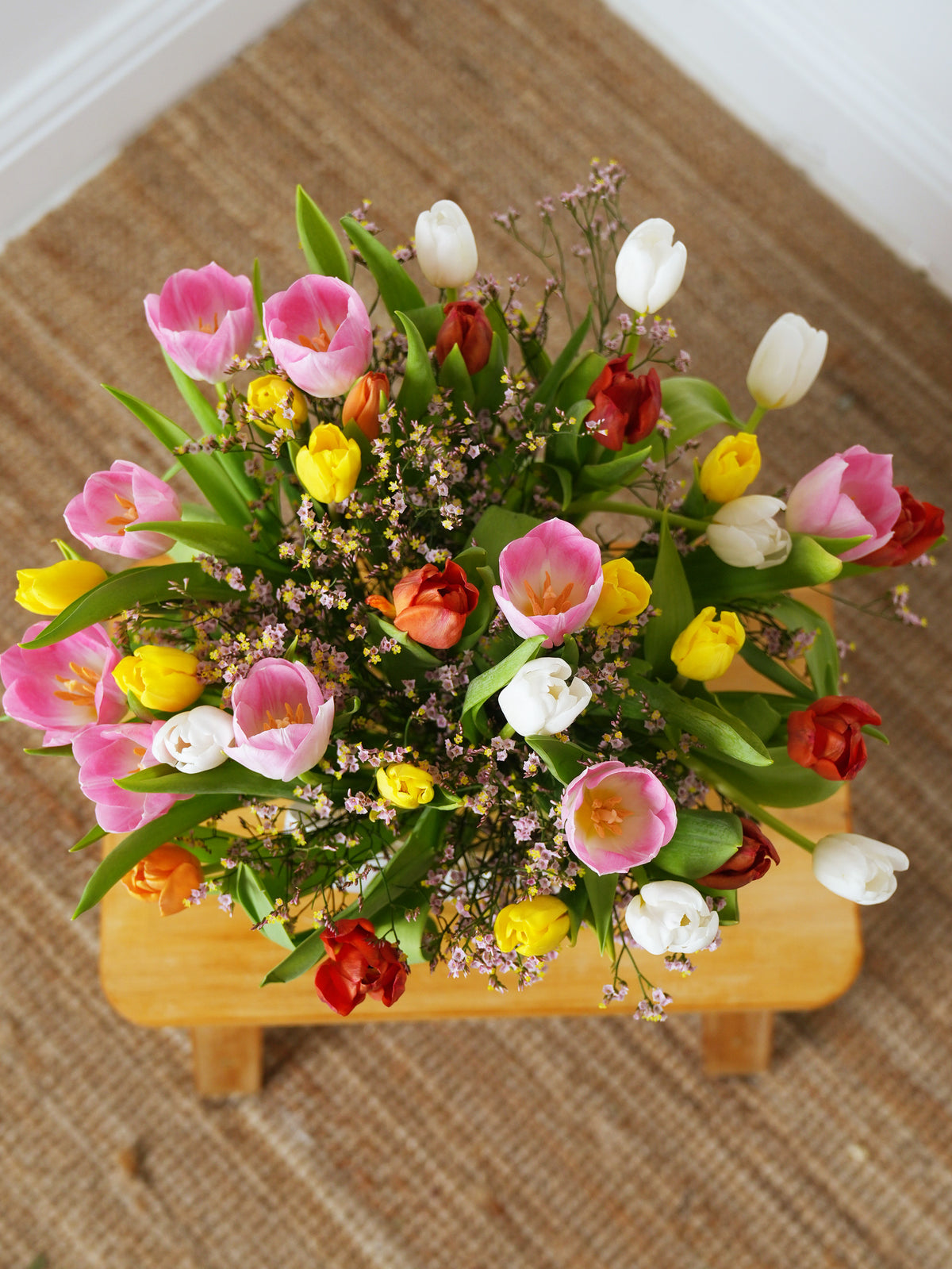 Colourful Tulips - Vase