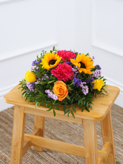 Colour Burst Posy – The Colour Burst Posy is a stunning arrangement composed of vibrant and diverse flowers, including...