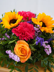 Colour Burst Posy – The Colour Burst Posy is a stunning arrangement composed of vibrant and diverse flowers, including...