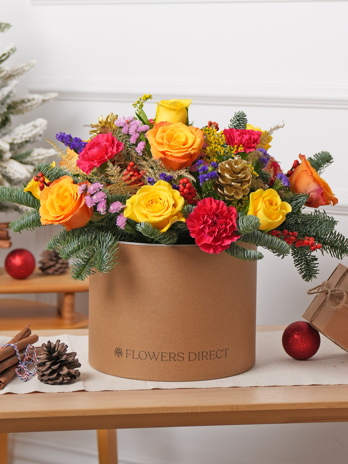 Cheerful Christmas - Hatbox