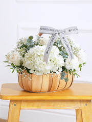 Pure Bliss Basket –  Indulge in the pure and serene beauty of our "Pure Bliss" arrangement, featuring pristine...