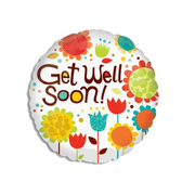Get Well Soon Balloon – Get Well Soon Balloon may vary design Note: Only available for delivery when added to flower...