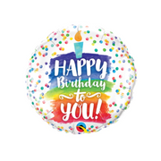 Happy Birthday Balloon – Birthday Balloon may vary design Note: Only available for delivery when added to flower order.
