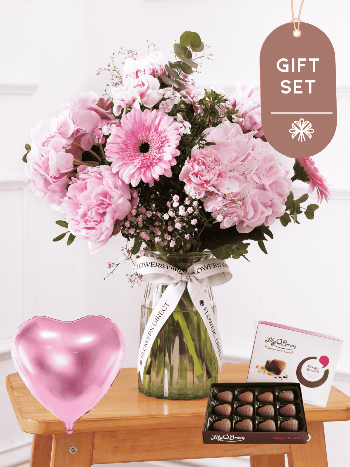 Peony Sweetheart - Vase Gift Set