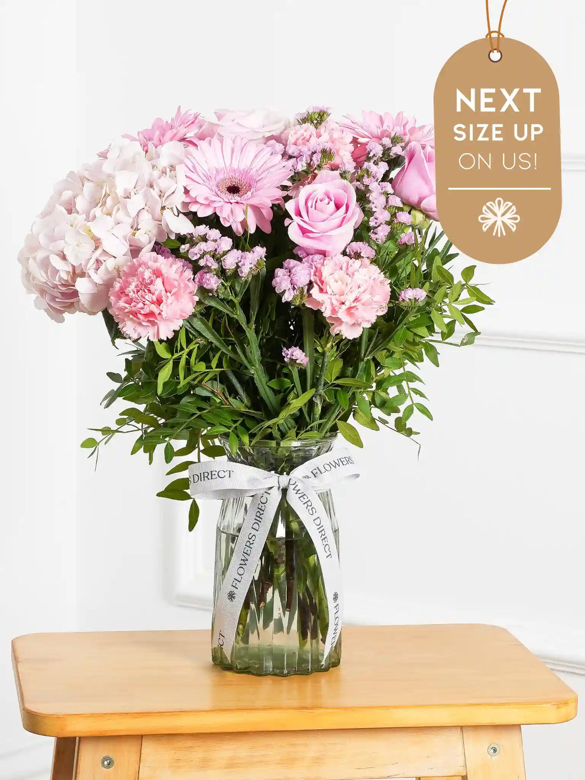 Sweetheart Vase Next Size Up – On Us!