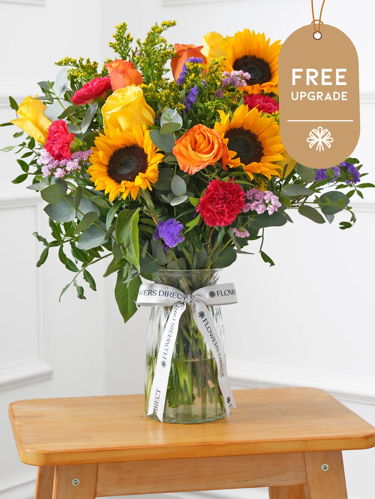 Colour Burst Vase Free Upgrade