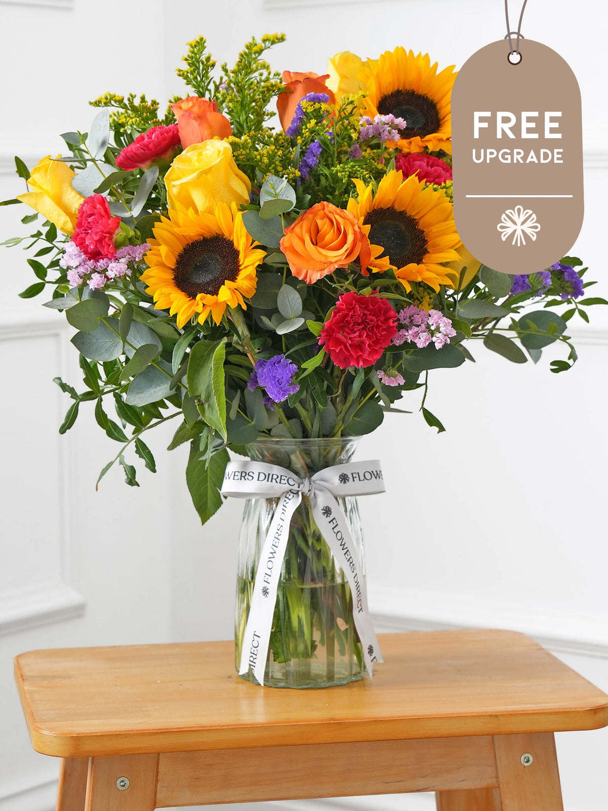 Colour Burst Vase Free Upgrade