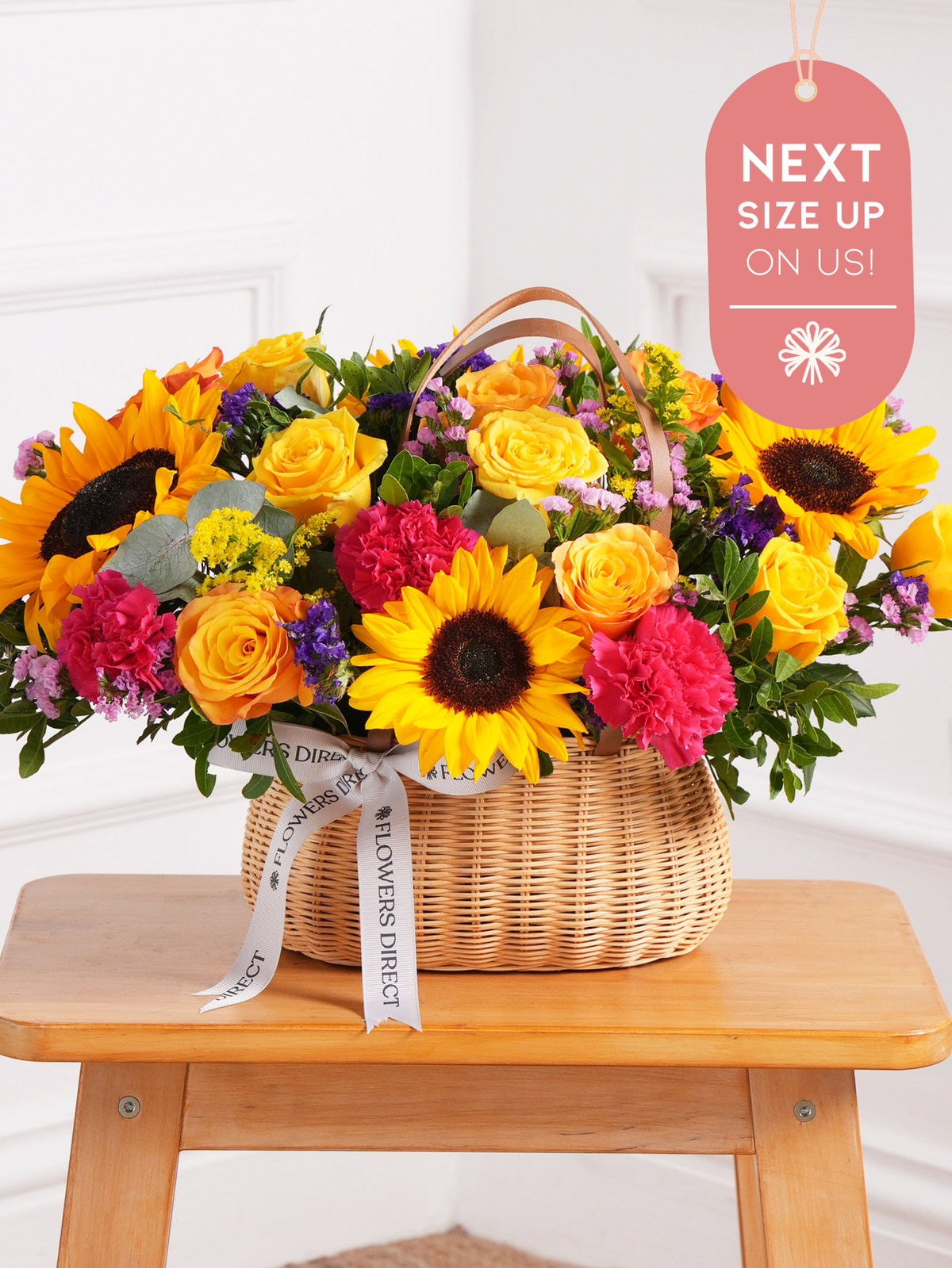 Colour Burst Basket  Next Size Up - On us!