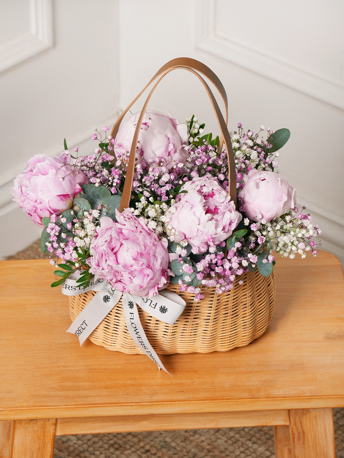 Pink Peony - Basket