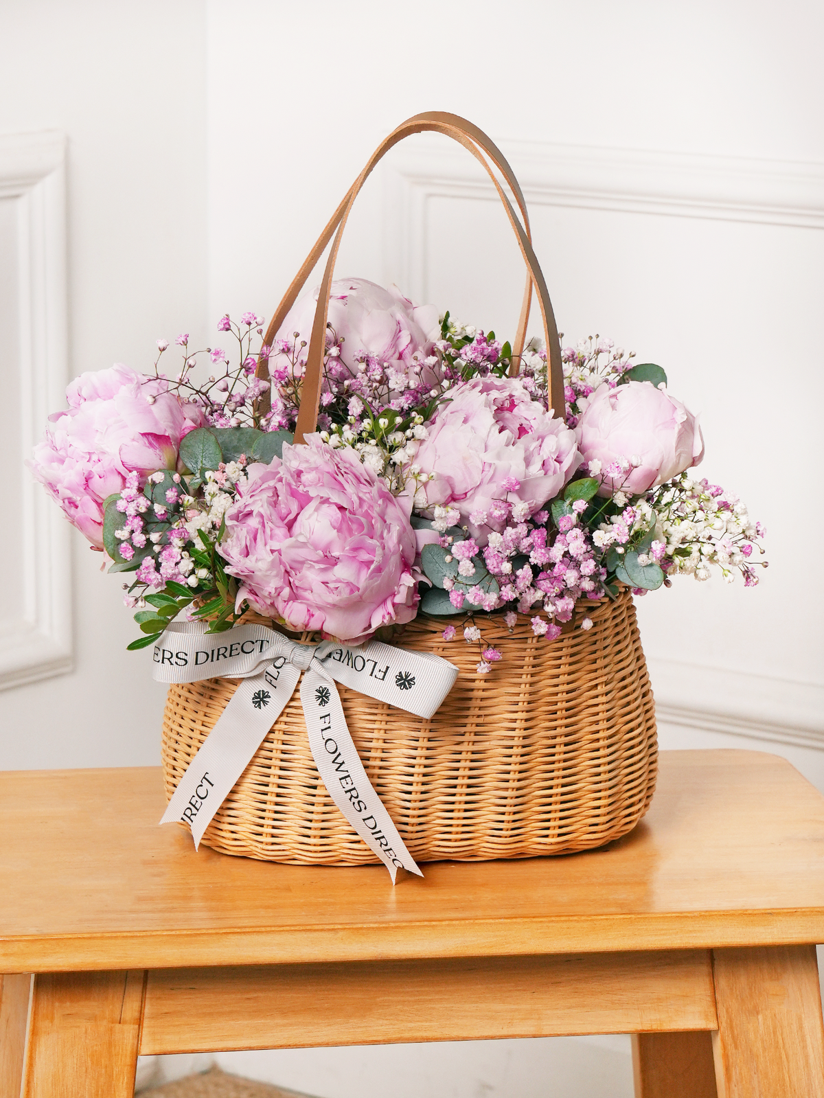Pink Peony - Basket