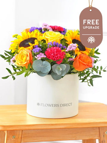 Colour Burst Hatbox Free Upgrade