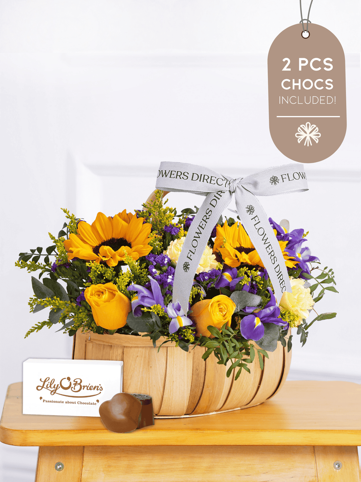 Iris Bliss Basket 2 Pcs Chocs included!