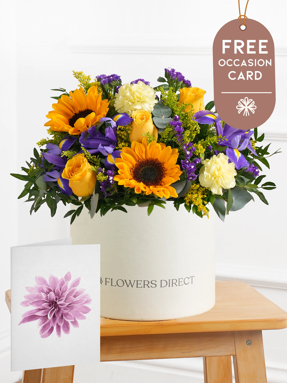 Iris Bliss Hatbox with Free Occasion Card