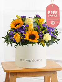 Iris Bliss Hatbox Free Upgrade – Meet Iris Bliss — a vibrant hatbox for any occasion. Bursting with Blue Iris,...